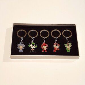 *2 for $30* 2008 Beijing Olympics Panda Mascot Keyring Box Set - Keychain
